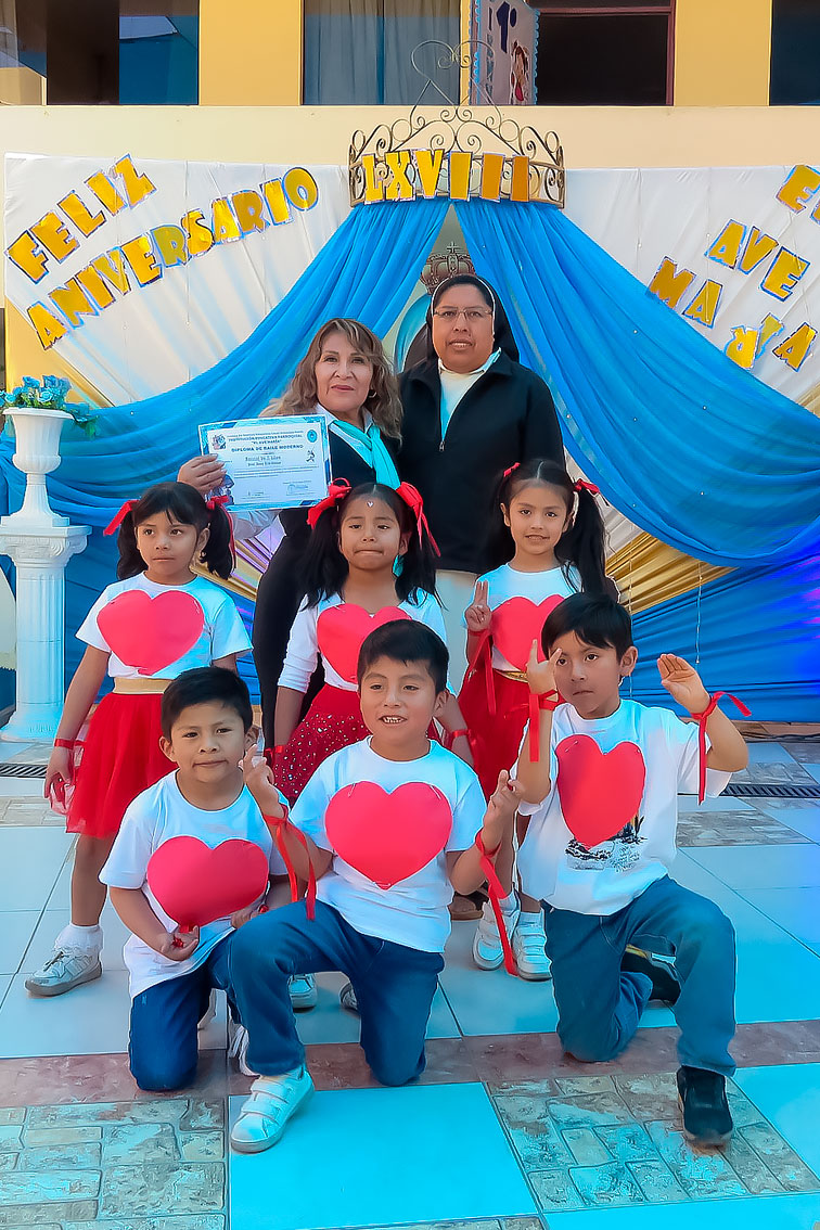 Educacion inicial Colegio Parroquial El Ave maria