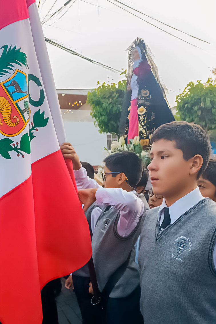Fiestas Patrias Colegio Parroquial El Ave maria